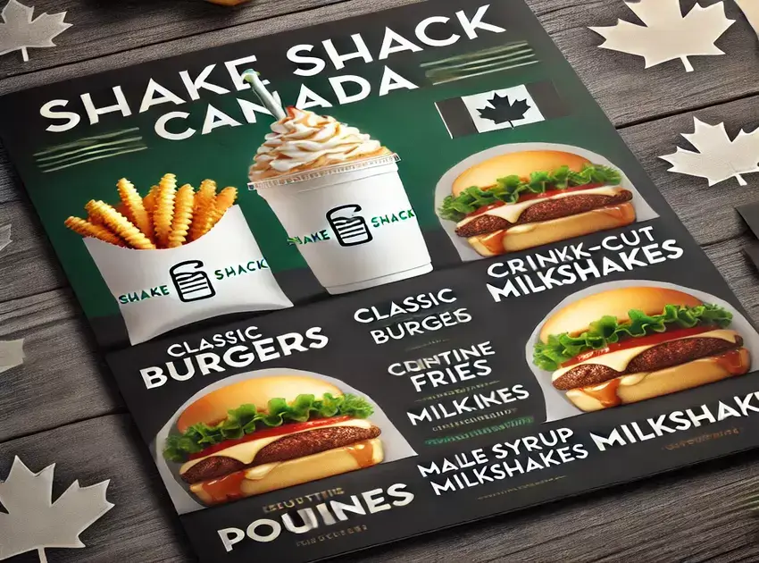 - A Shake Shack Canada menu